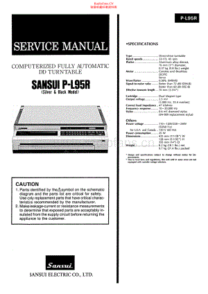 Sansui-PL95R-tt-sm 维修电路原理图.pdf