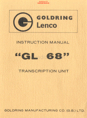 Lenco-GL68-tt-sm 维修电路原理图.pdf