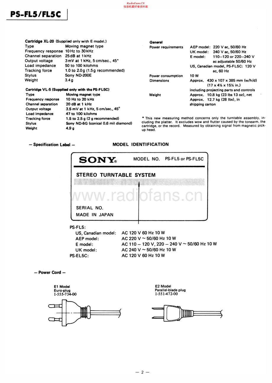 Sony-PSFL5-tt-sm 维修电路原理图.pdf_第2页