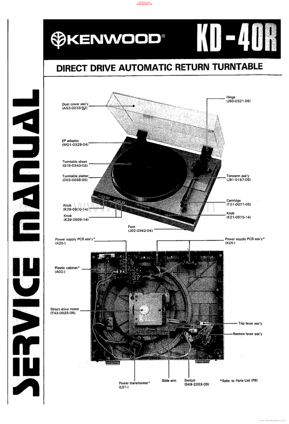 Kenwood-KD40R-tt-sm 维修电路原理图.pdf_第1页