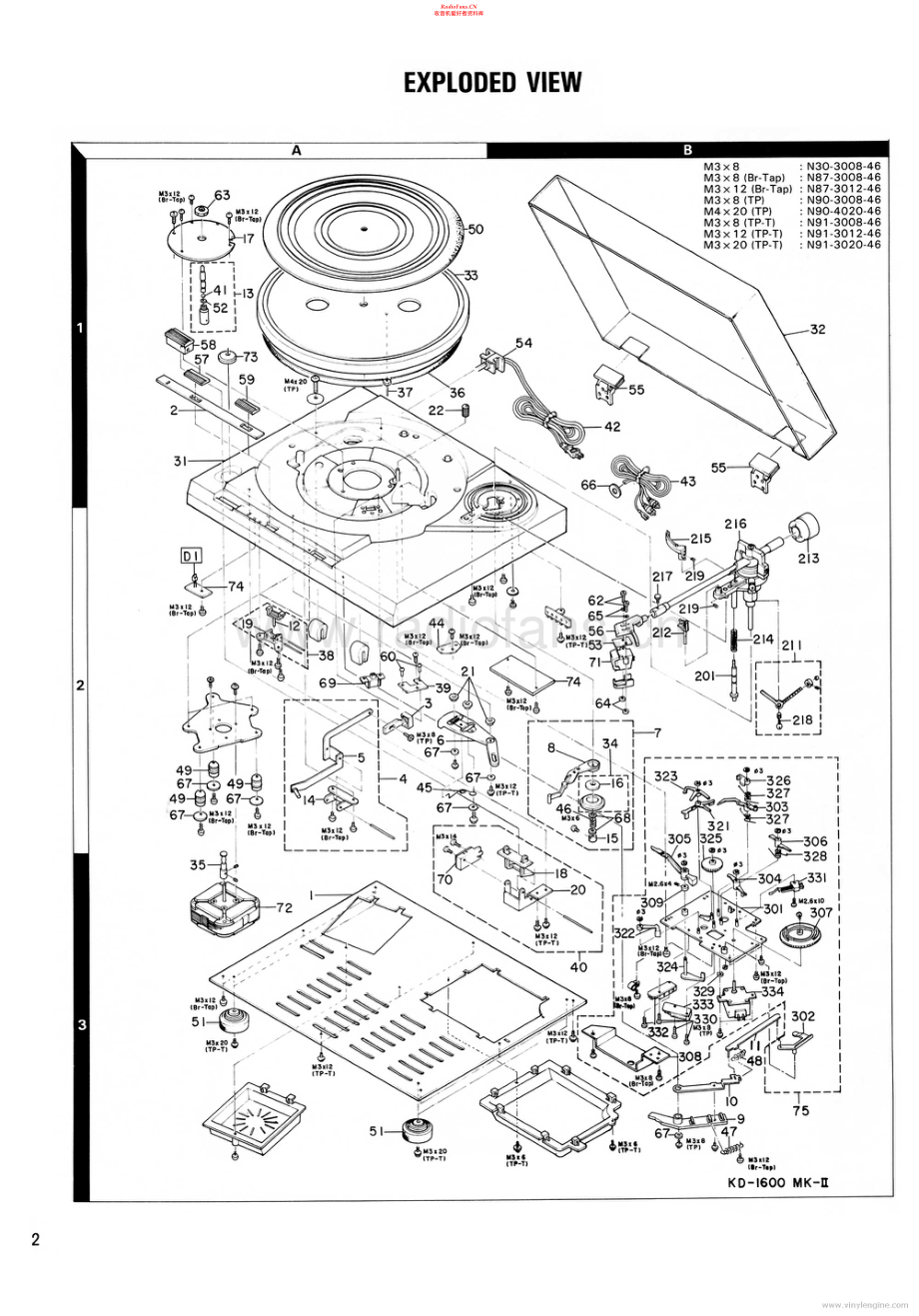 Kenwood-KD1600_MKll-tt-sm 维修电路原理图.pdf_第2页