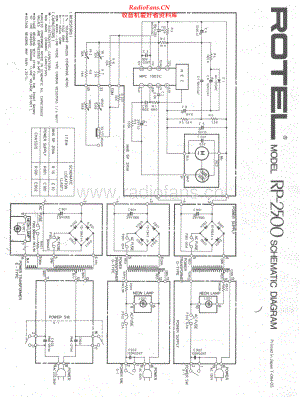 Rotel-RP2500-tt-sch 维修电路原理图.pdf
