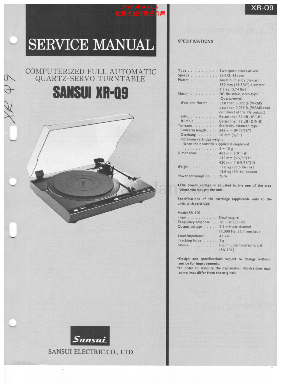 Sansui-XRQ9-tt-sm 维修电路原理图.pdf_第1页