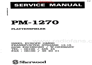 Sherwood-PM1270-tt-sm 维修电路原理图.pdf