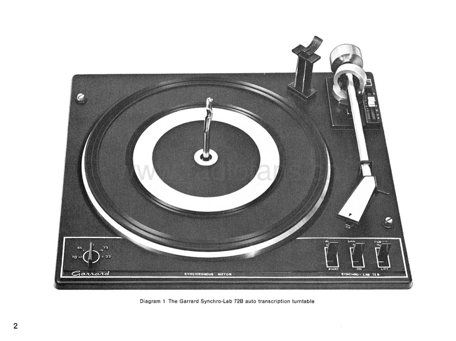 Garrard-SL72B-tt-sm维修电路原理图.pdf_第3页