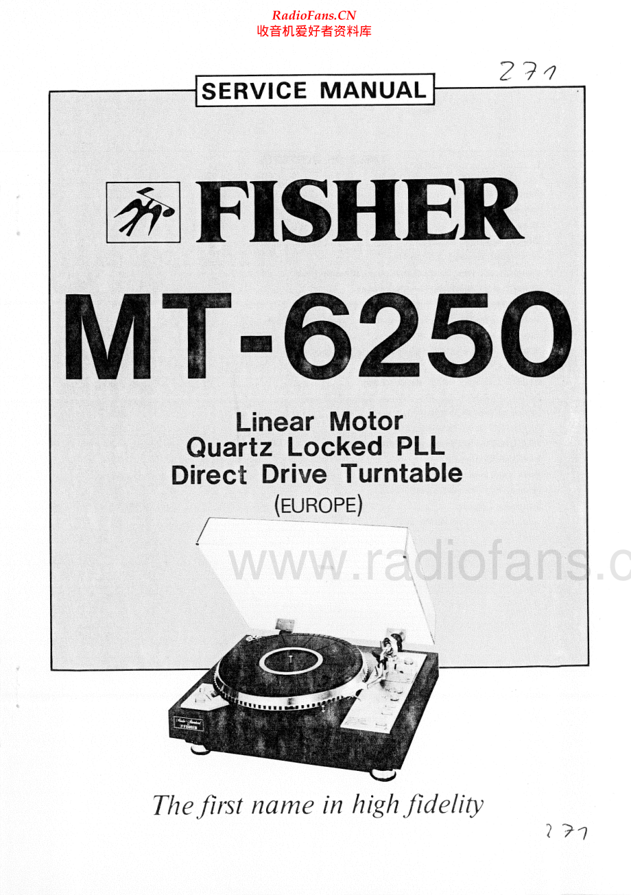 Fisher-MT6250-tt-sm维修电路原理图.pdf_第1页