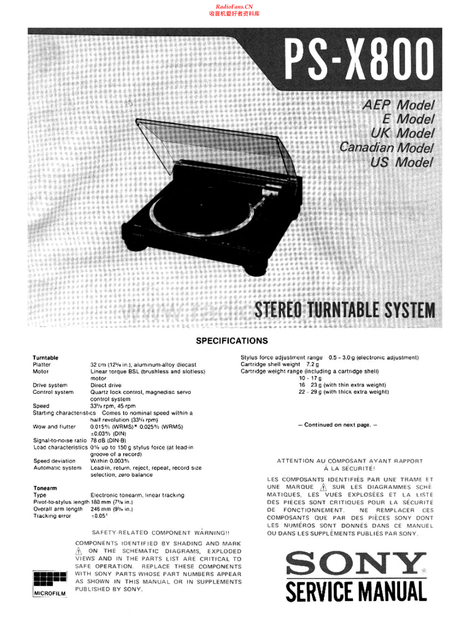 Sony-PSX800-tt-sm 维修电路原理图.pdf_第1页