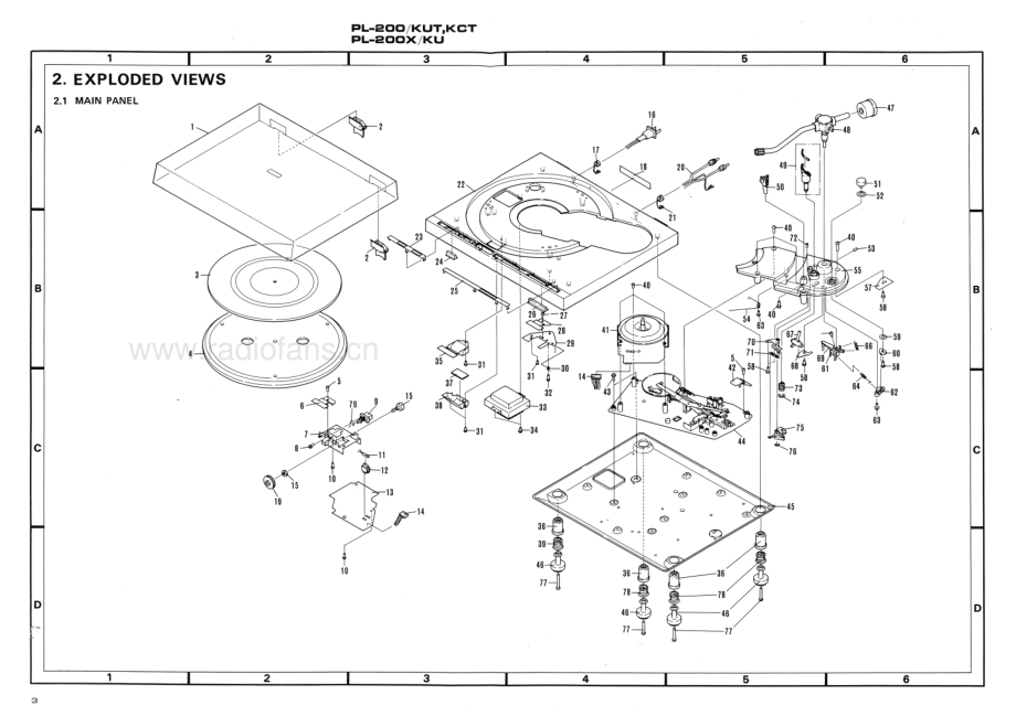 Pioneer-PL200-tt-sm 维修电路原理图.pdf_第3页