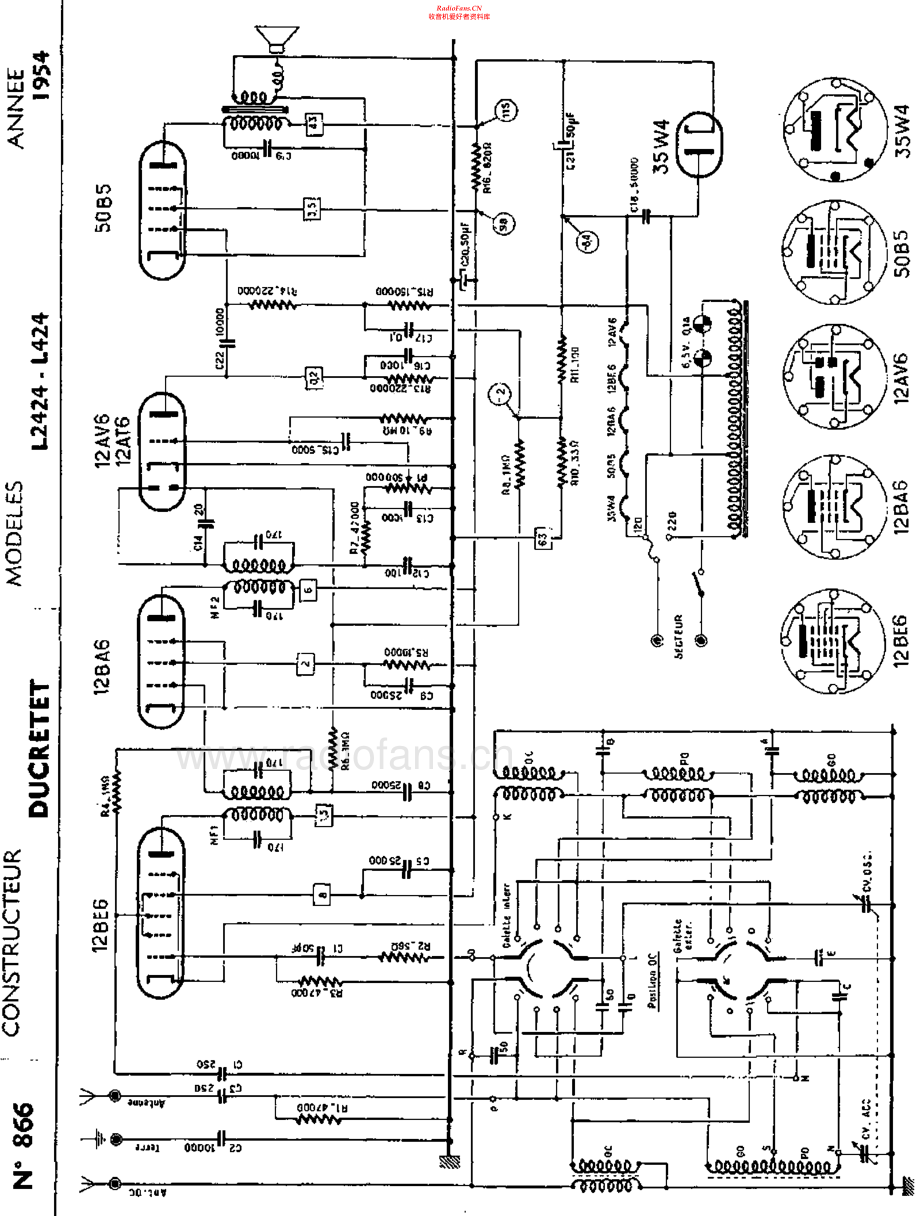 Ducretet-L2424-rec-sch维修电路原理图.pdf_第2页