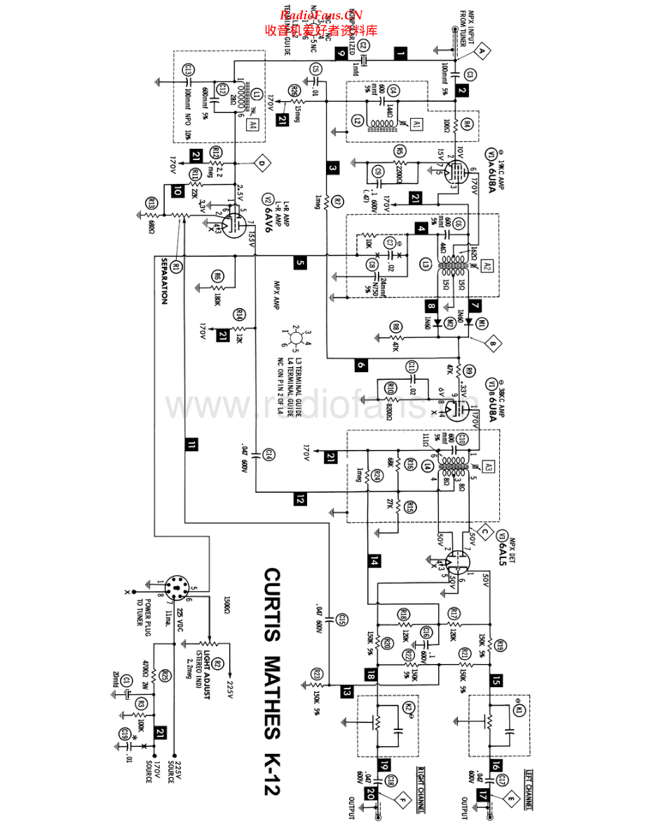 Curtis-MathesK12-mpx-sch维修电路原理图.pdf_第1页