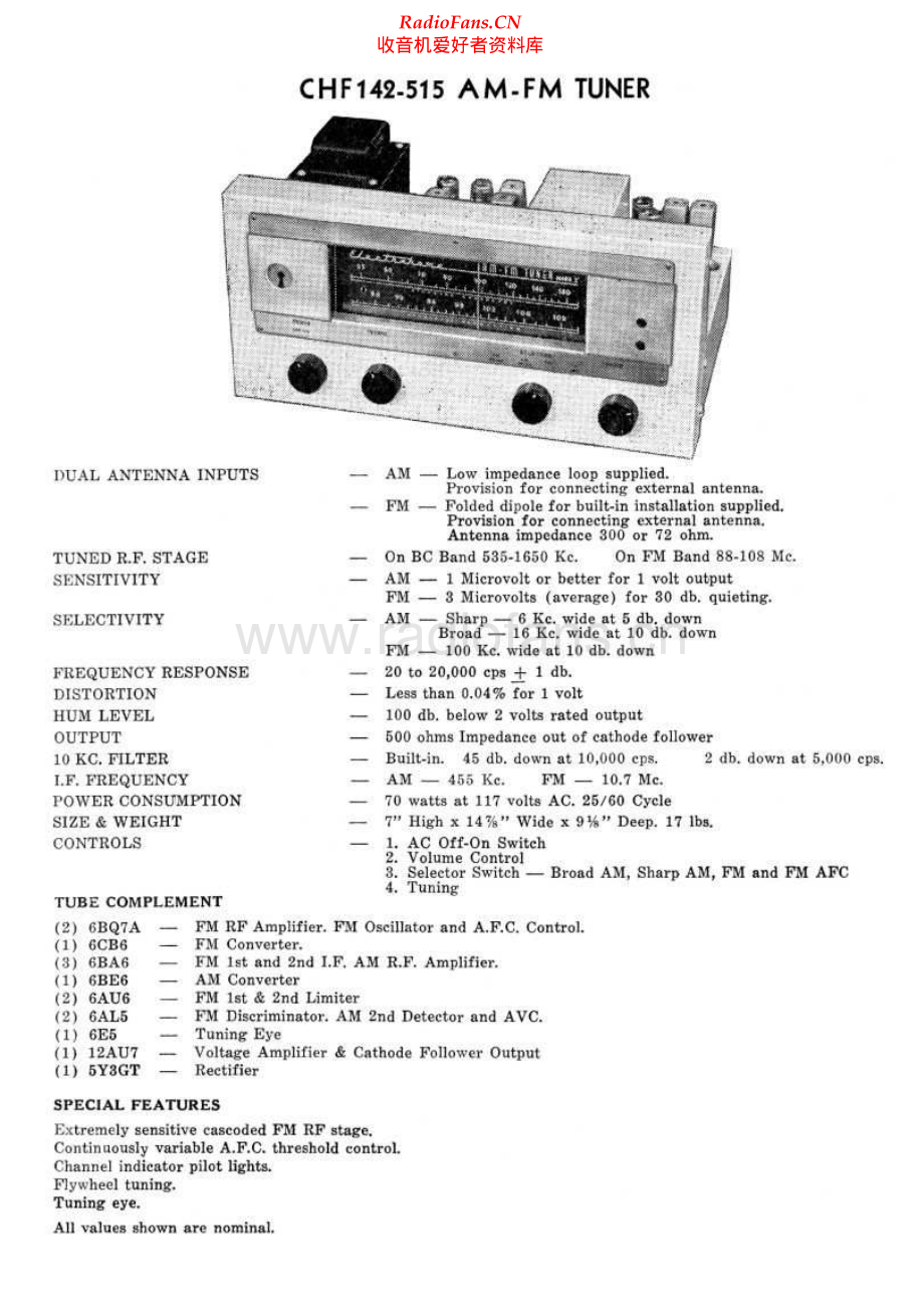 Electrohome-CHF142_515-tun-sch维修电路原理图.pdf_第1页