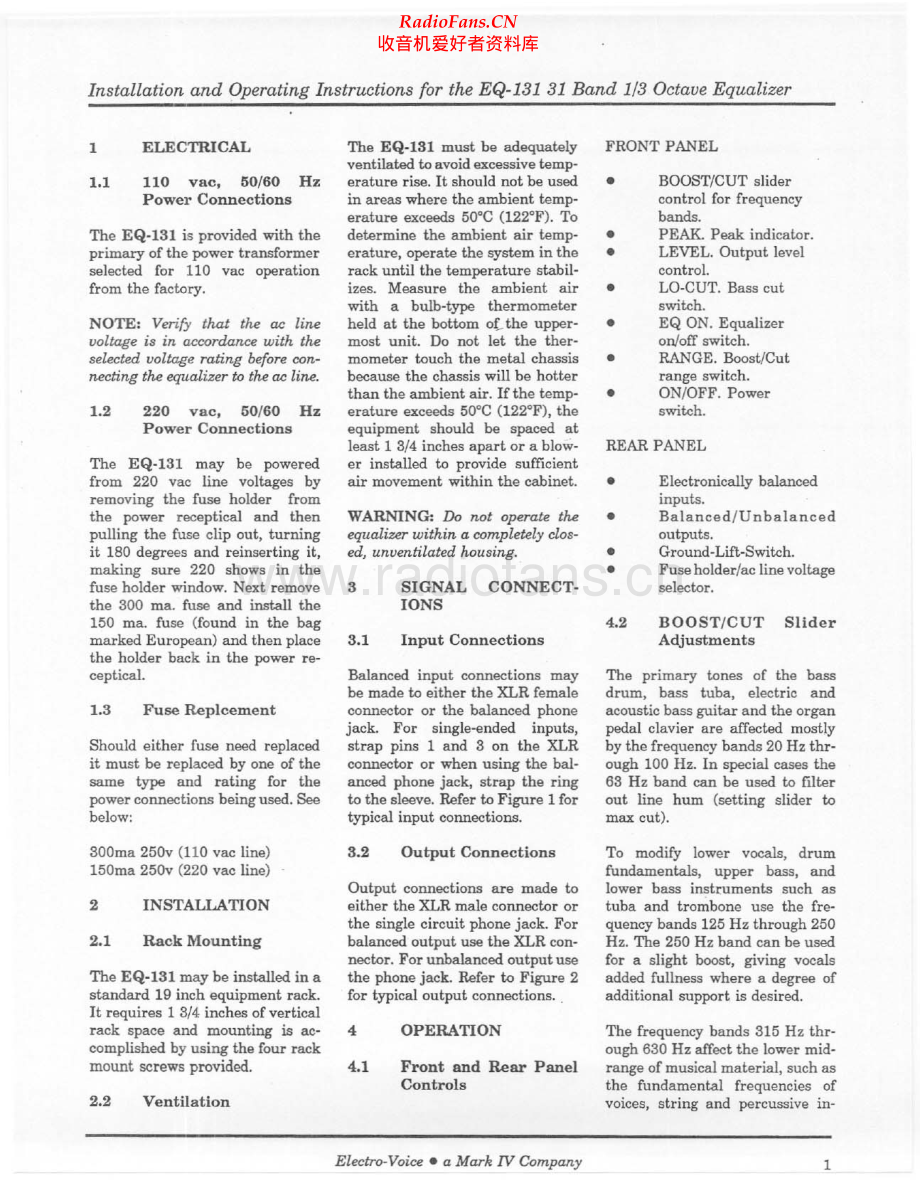 ElectroVoice-EQ131-eq-sm维修电路原理图.pdf_第2页