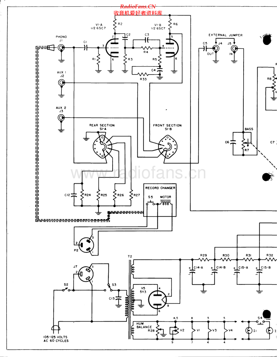 Fisher-101_EL84-pwr-sch维修电路原理图.pdf_第2页