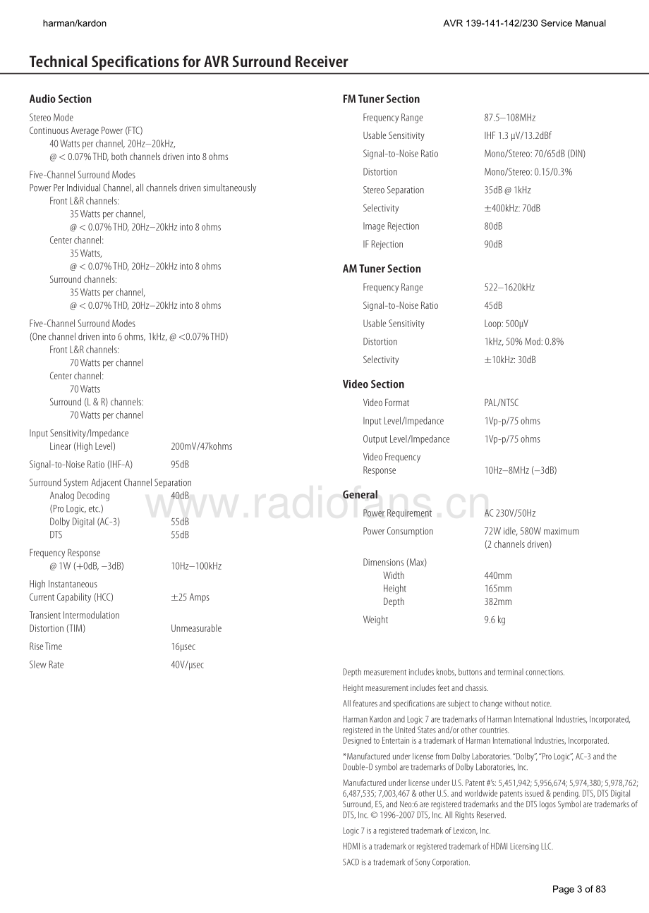 HarmanKardon-AVR142_230-avr-sm维修电路原理图.pdf_第3页