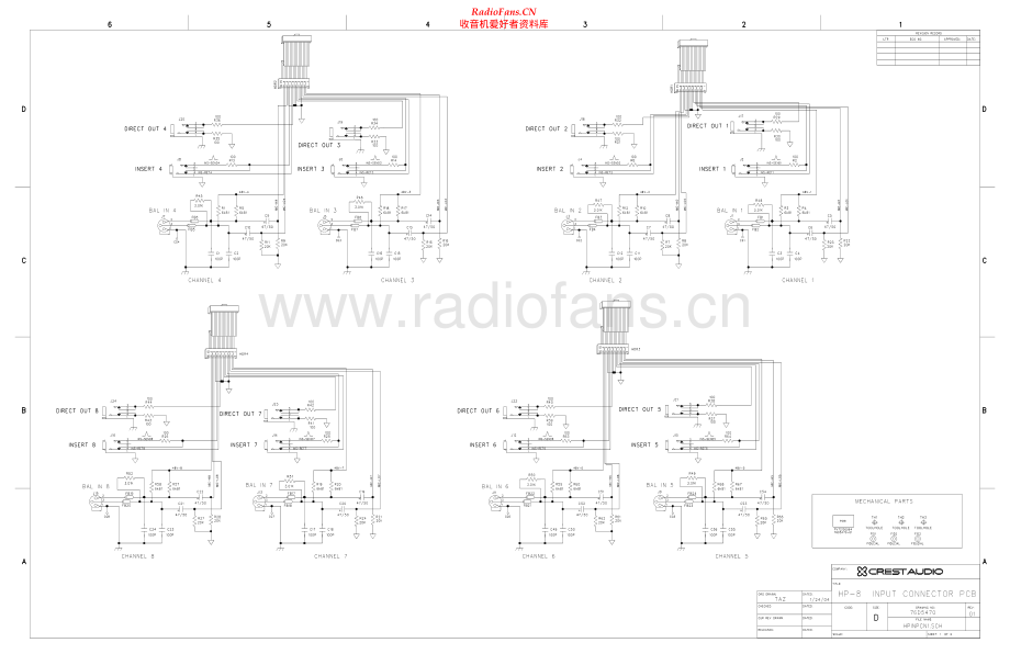 Crest-HP8-mix-sch维修电路原理图.pdf_第1页