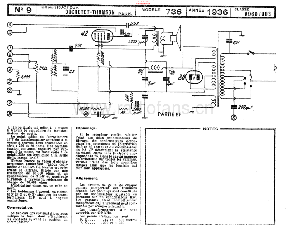 Ducretet-736-rec-sch维修电路原理图.pdf_第1页