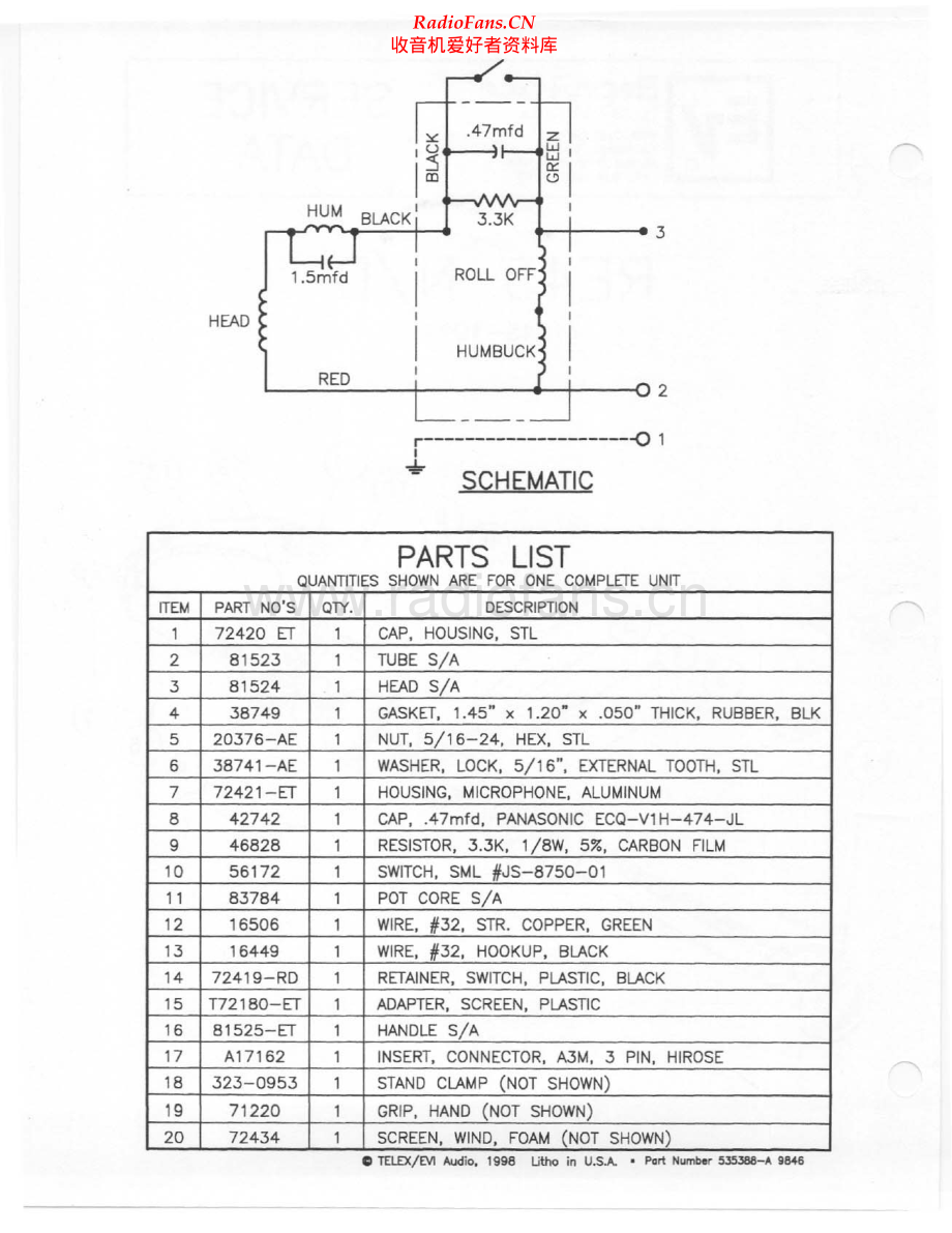 ElectroVoice-RE45-mic-sm维修电路原理图.pdf_第2页