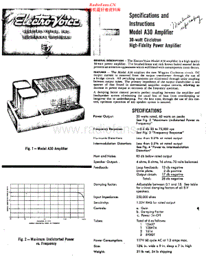 ElectroVoice-A30late-pwr-sm维修电路原理图.pdf