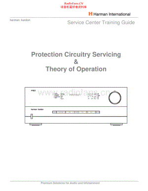 HarmanKardon-ProtectionCircuitryTraining维修电路原理图.pdf