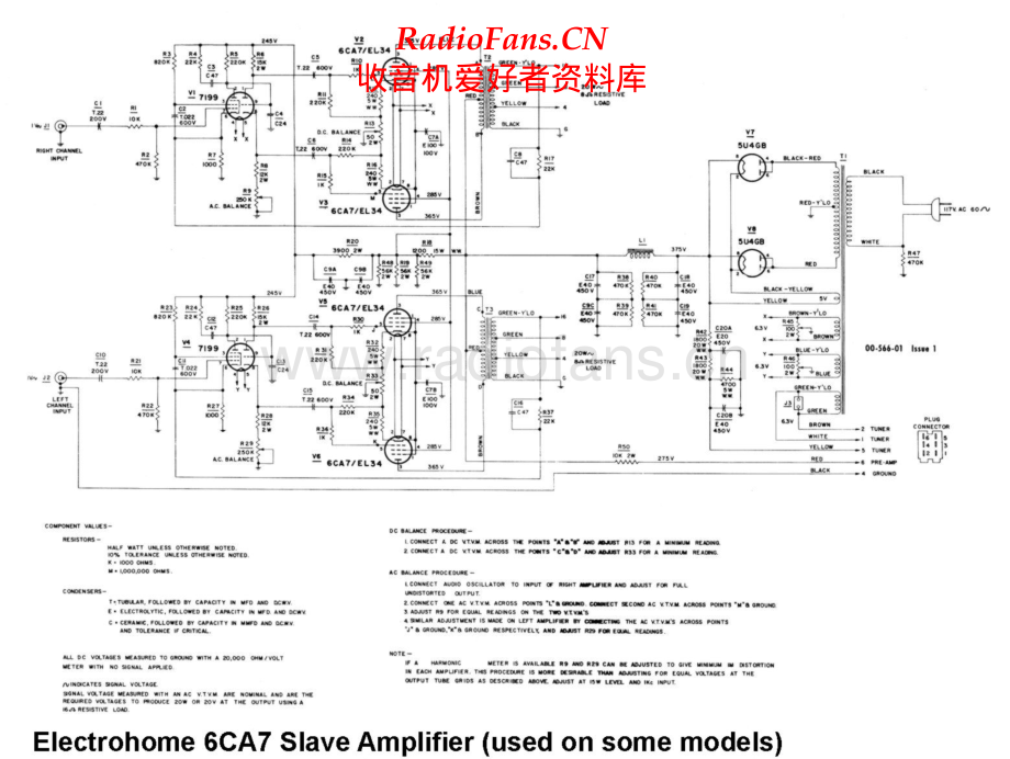 Electrohome-6CA7-pwr-sch维修电路原理图.pdf_第1页