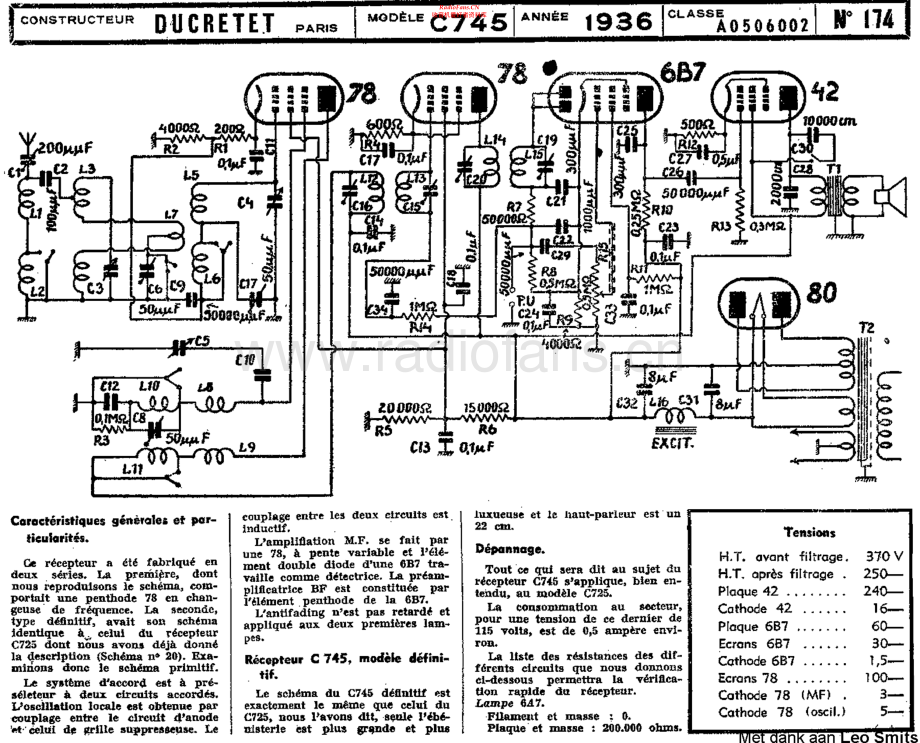 Ducretet-C745-rec-sm维修电路原理图.pdf_第1页