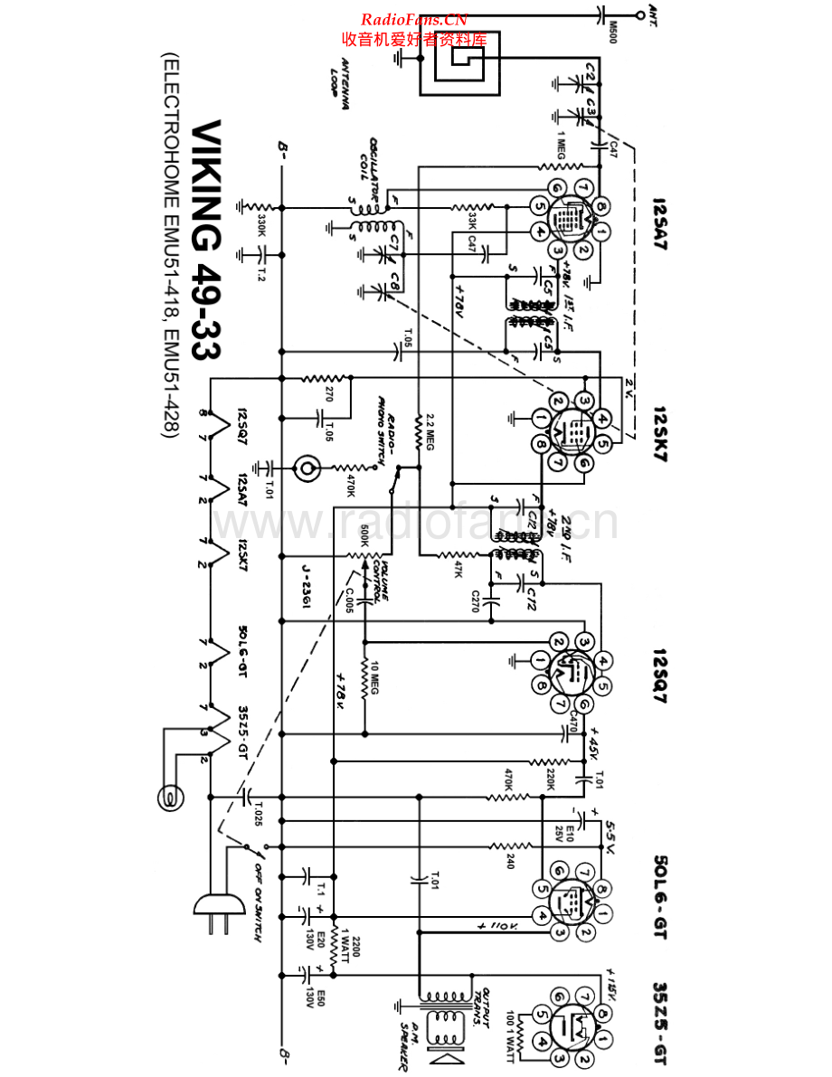 Electrohome-Emu51_428-rec-sch维修电路原理图.pdf_第1页