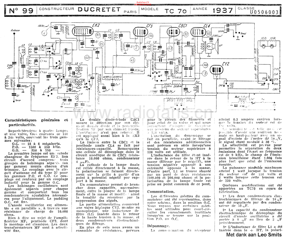 Ducretet-TC70-rec-sch维修电路原理图.pdf_第1页