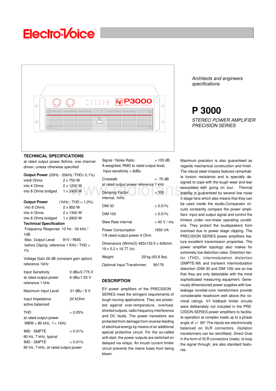 ElectroVoice-P3000-pwr-sm维修电路原理图.pdf_第3页