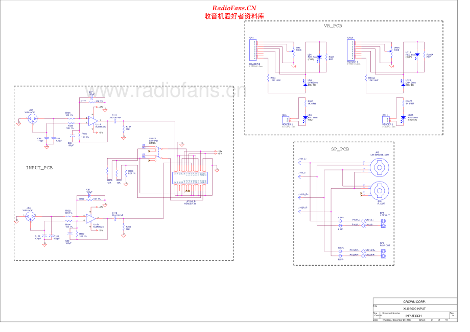 Crown-XLS5000-pwr-sch维修电路原理图.pdf_第1页