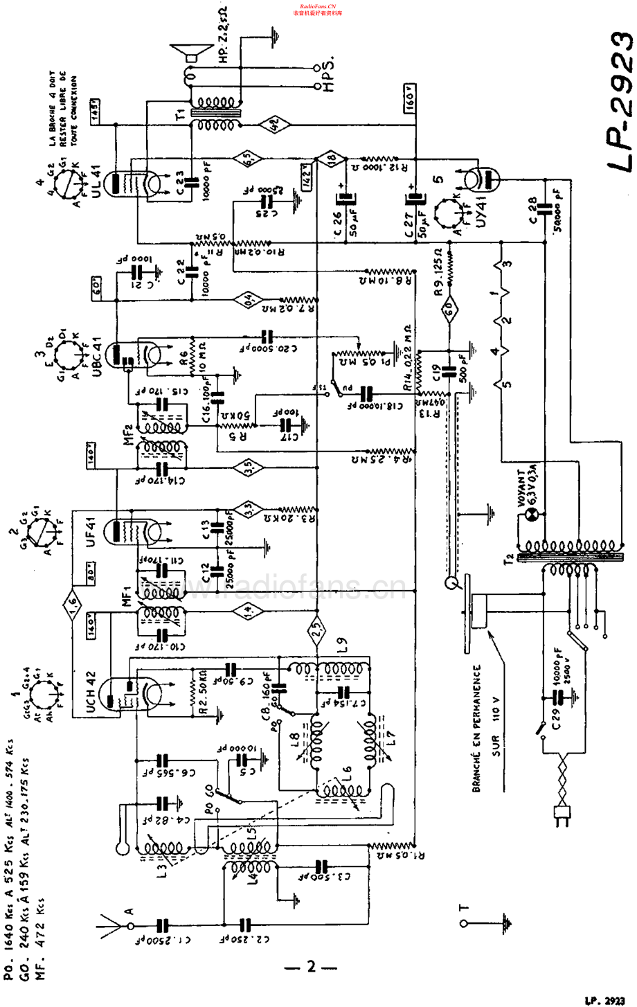 Ducretet-LP2923-rec-sm维修电路原理图.pdf_第2页