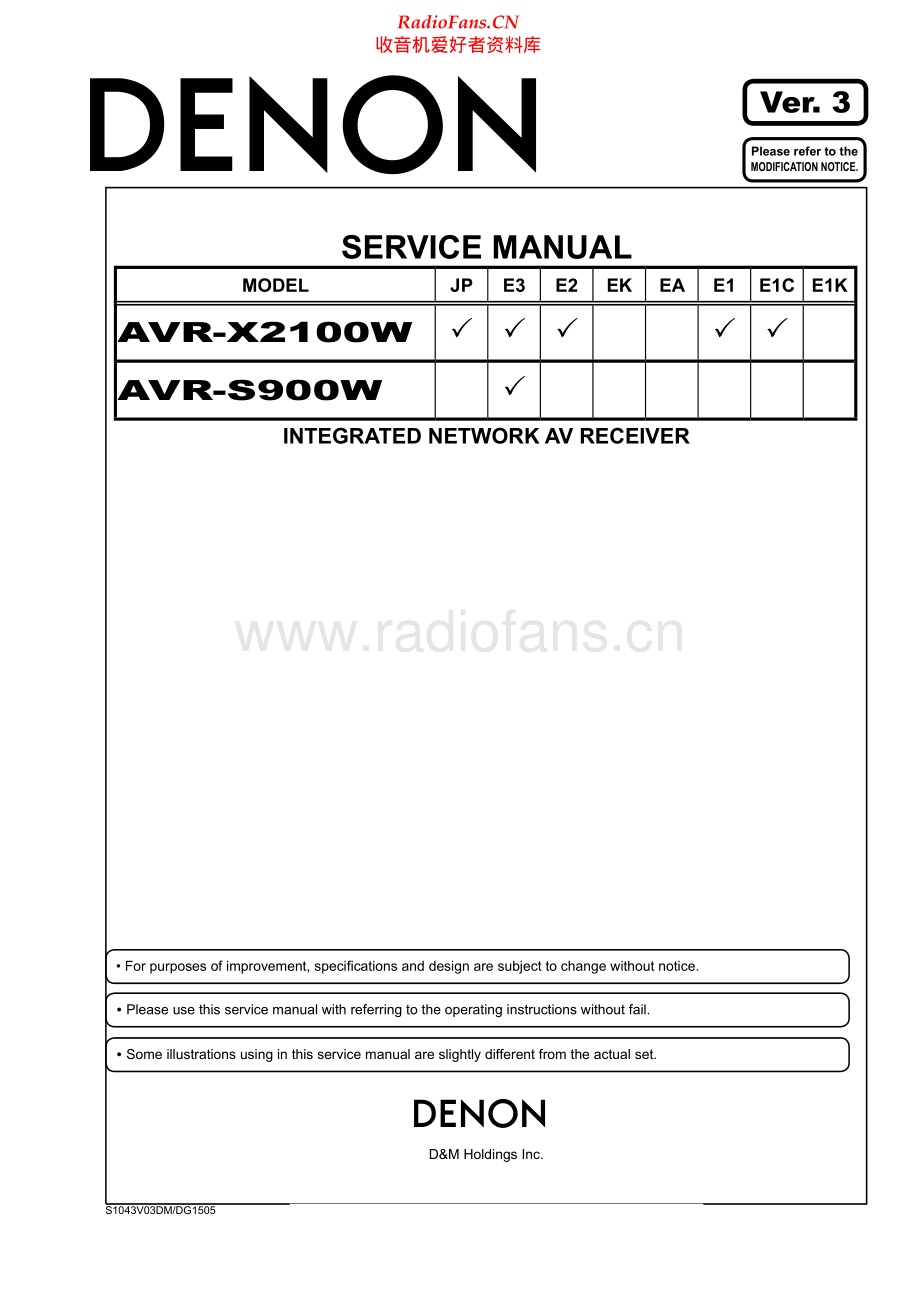 Denon-AVRS900W-avr-sm1维修电路原理图.pdf_第1页