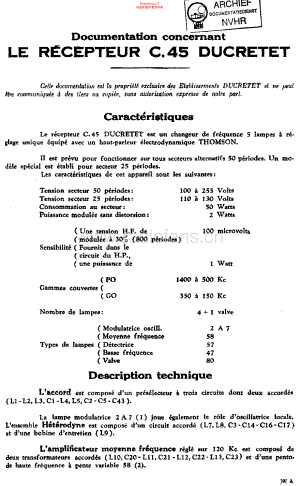 Ducretet-C45-rec-sm维修电路原理图.pdf