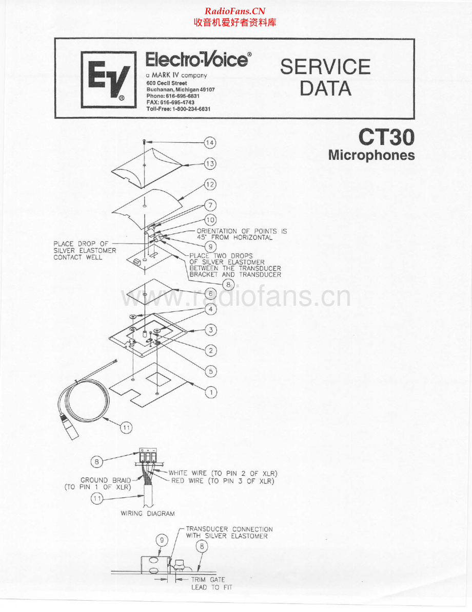 ElectroVoice-CT30-mic-sm维修电路原理图.pdf_第1页