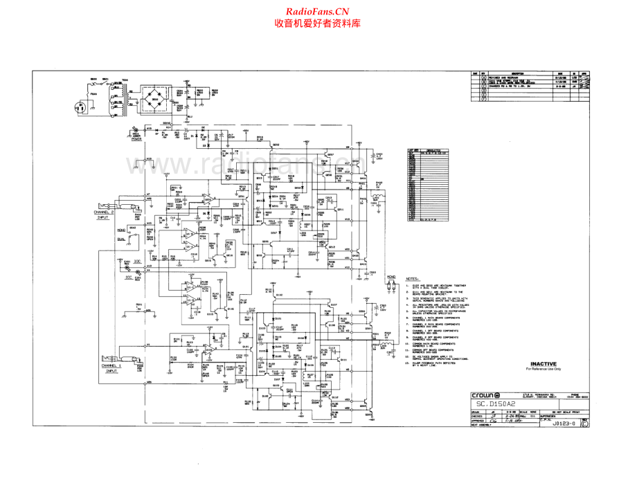 Crown-D150A-pwr-sch维修电路原理图.pdf_第1页