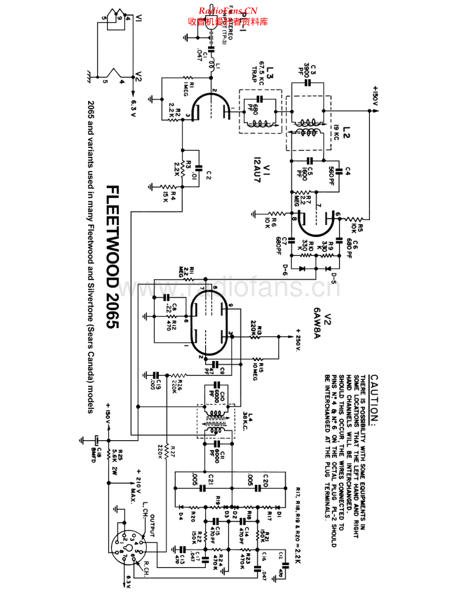 Fleetwood-2065-mpx-sch维修电路原理图.pdf_第1页