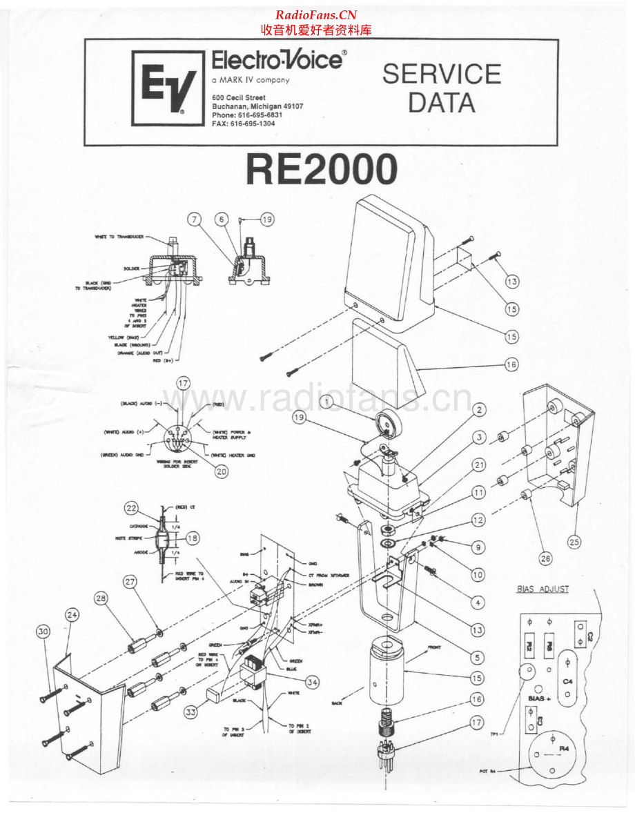 ElectroVoice-RE2000-mic-sm维修电路原理图.pdf_第1页