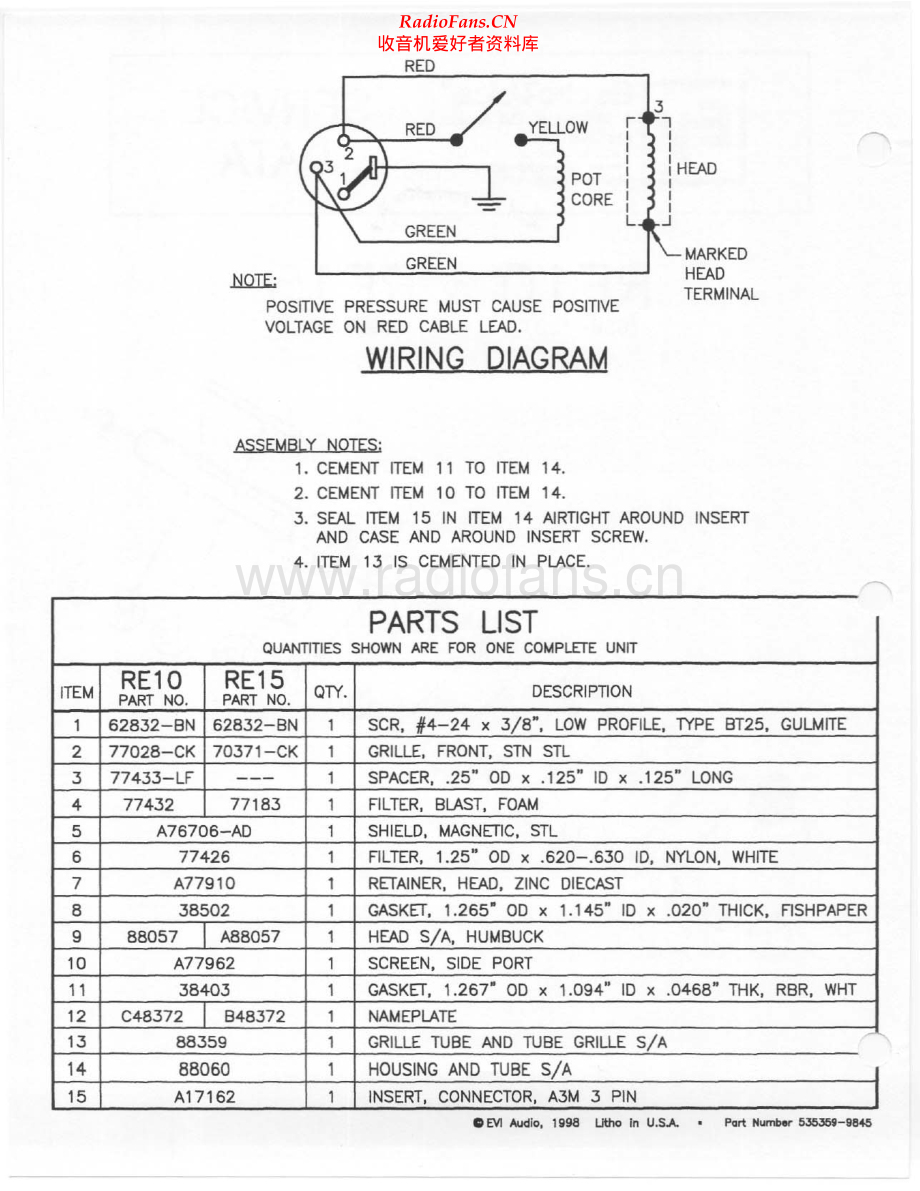 ElectroVoice-RE10-mic-sm维修电路原理图.pdf_第2页