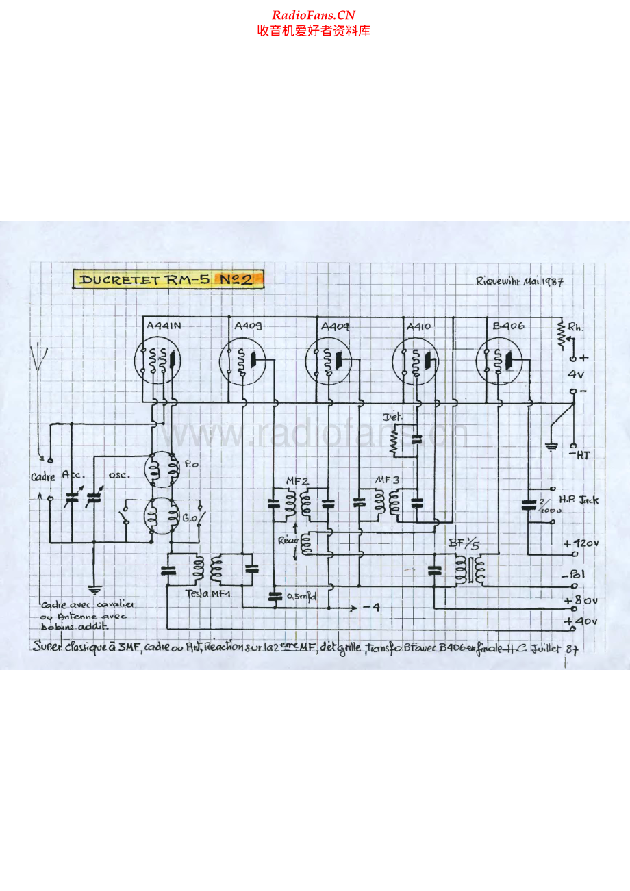 Ducretet-RM5-rec-sch维修电路原理图.pdf_第1页