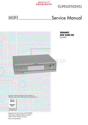 Grundig-XENAROAVR4300DD-avr-sm维修电路原理图.pdf