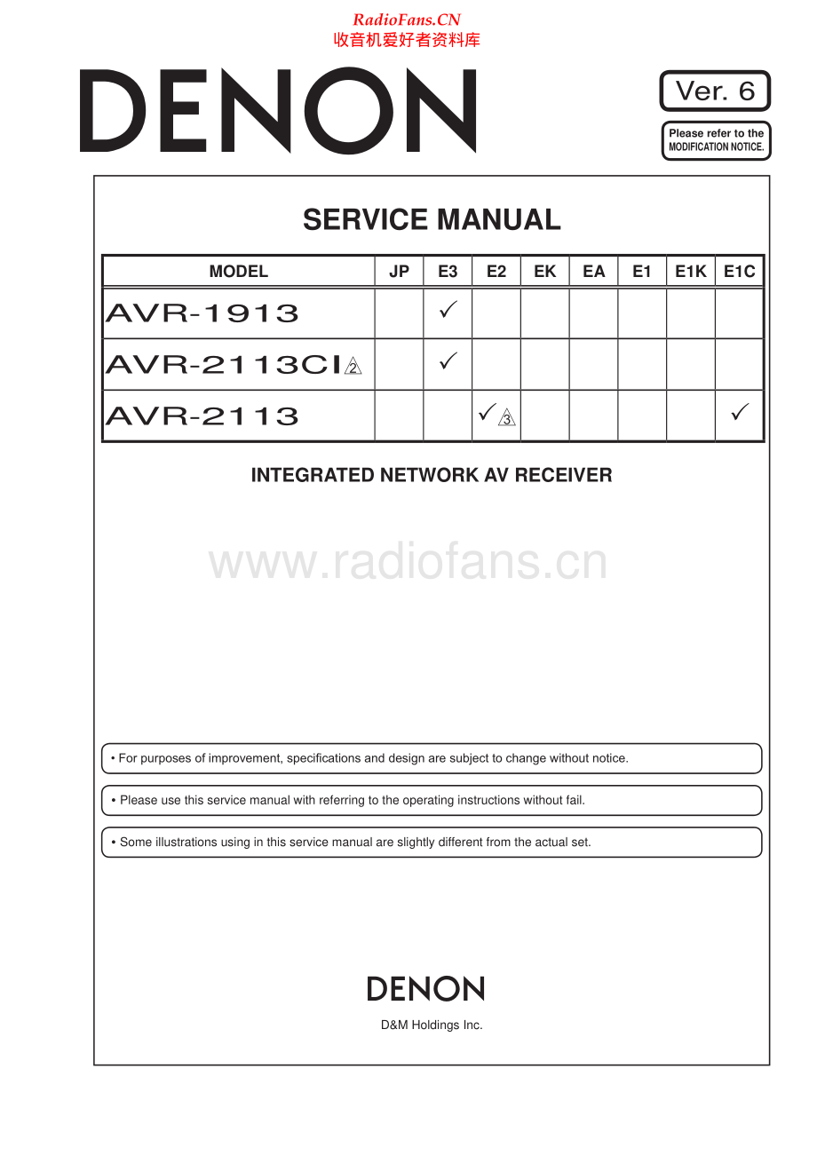 Denon-AVR1913-avr-sm维修电路原理图.pdf_第1页