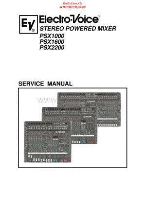ElectroVoice-PSX2200-mix-sm维修电路原理图.pdf