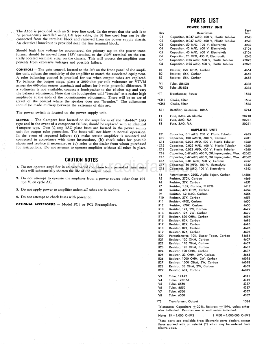 ElectroVoice-A100Ciclotron-pwr-sch维修电路原理图.pdf_第3页