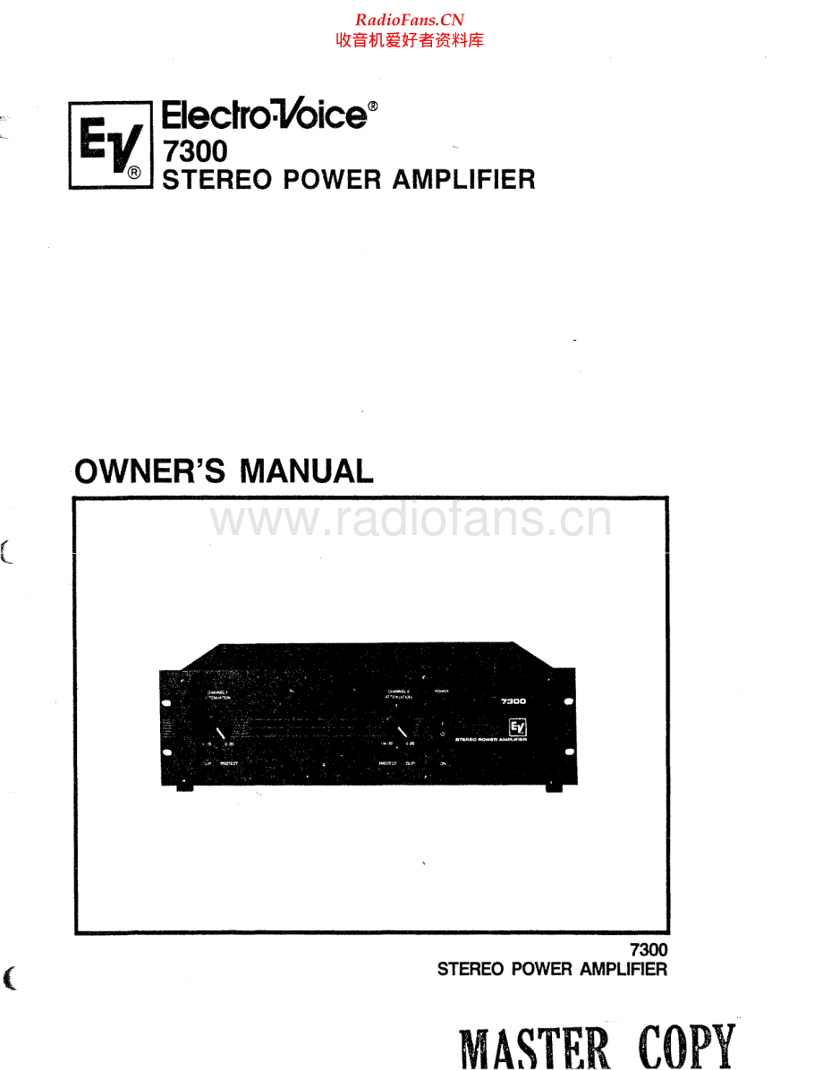 ElectroVoice-EV7300-pwr-sch维修电路原理图.pdf_第1页