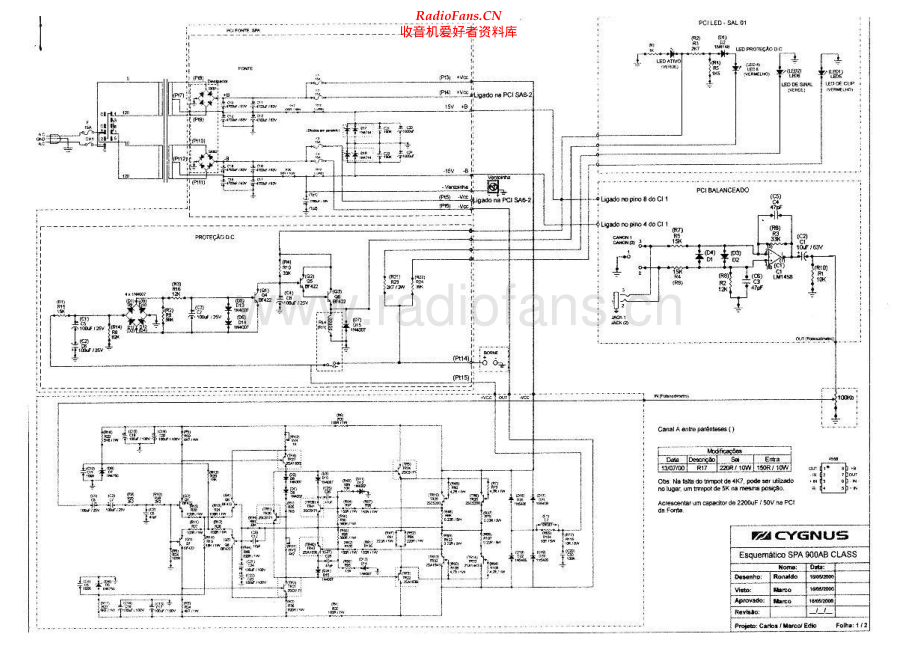 Cygnus-SPA900-pwr-sch维修电路原理图.pdf_第1页