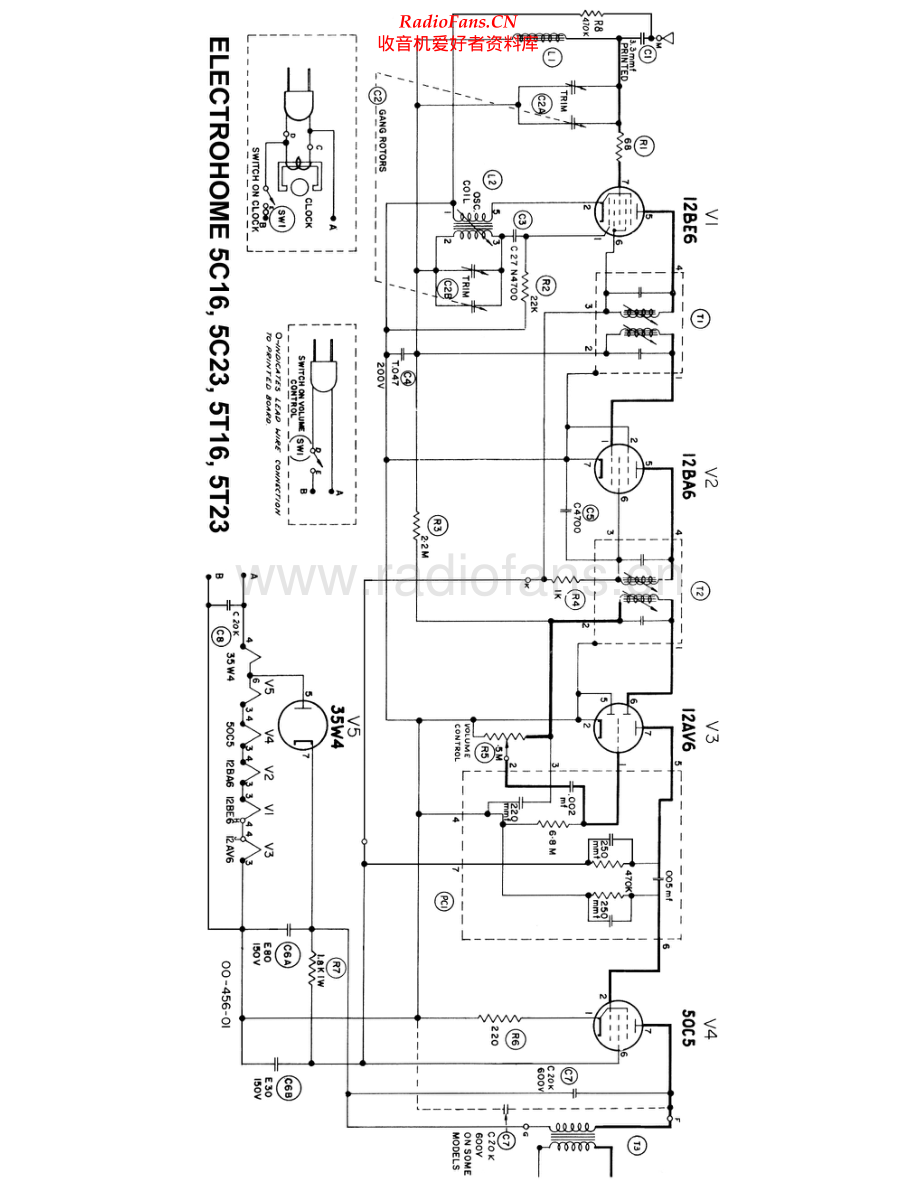 Electrohome-5T16-rec-sch维修电路原理图.pdf_第1页