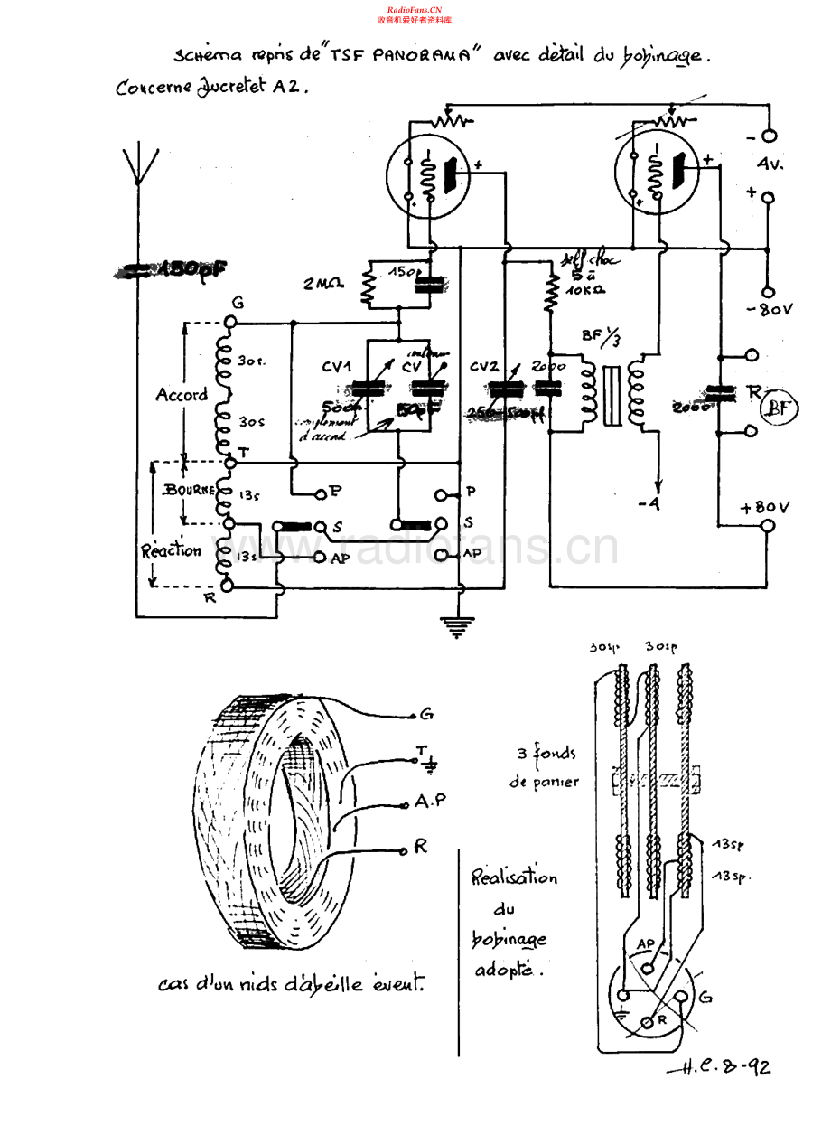 Ducretet-A2-rec-sch维修电路原理图.pdf_第1页