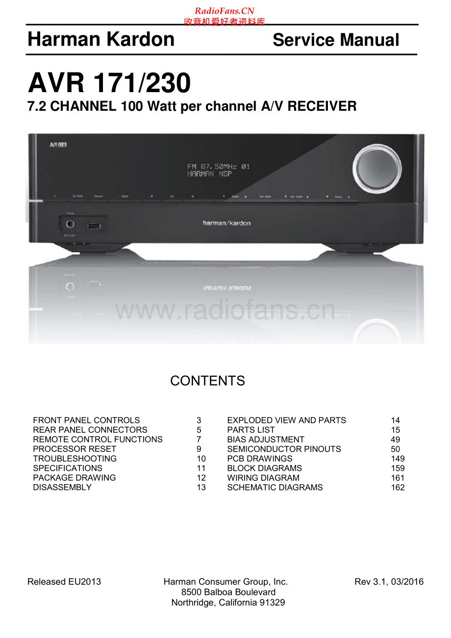 HarmanKardon-AVR171_230-avr-sm维修电路原理图.pdf_第1页