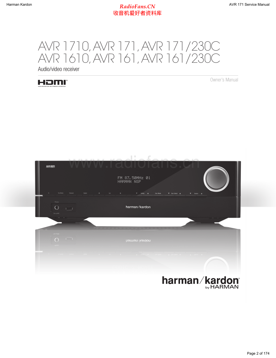 HarmanKardon-AVR171_230-avr-sm维修电路原理图.pdf_第2页