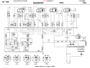 Ducretet-D925-rec-sch维修电路原理图.pdf