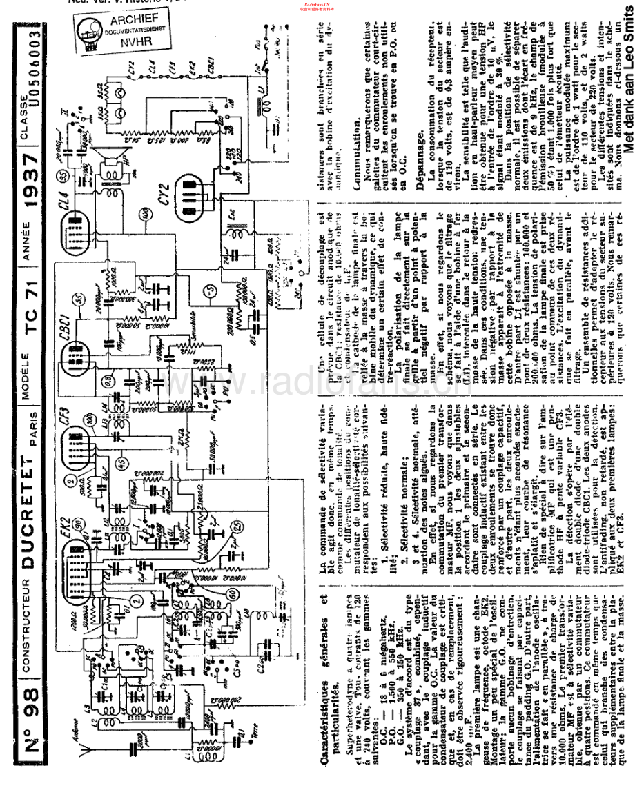 Ducretet-TC71-rec-sch维修电路原理图.pdf_第1页